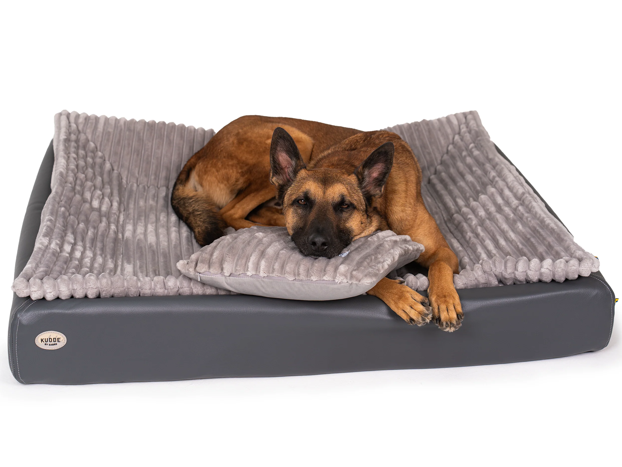 All-In Relax Bundle | KUDDE Hundebett + Einlage & Kissen - Image 3