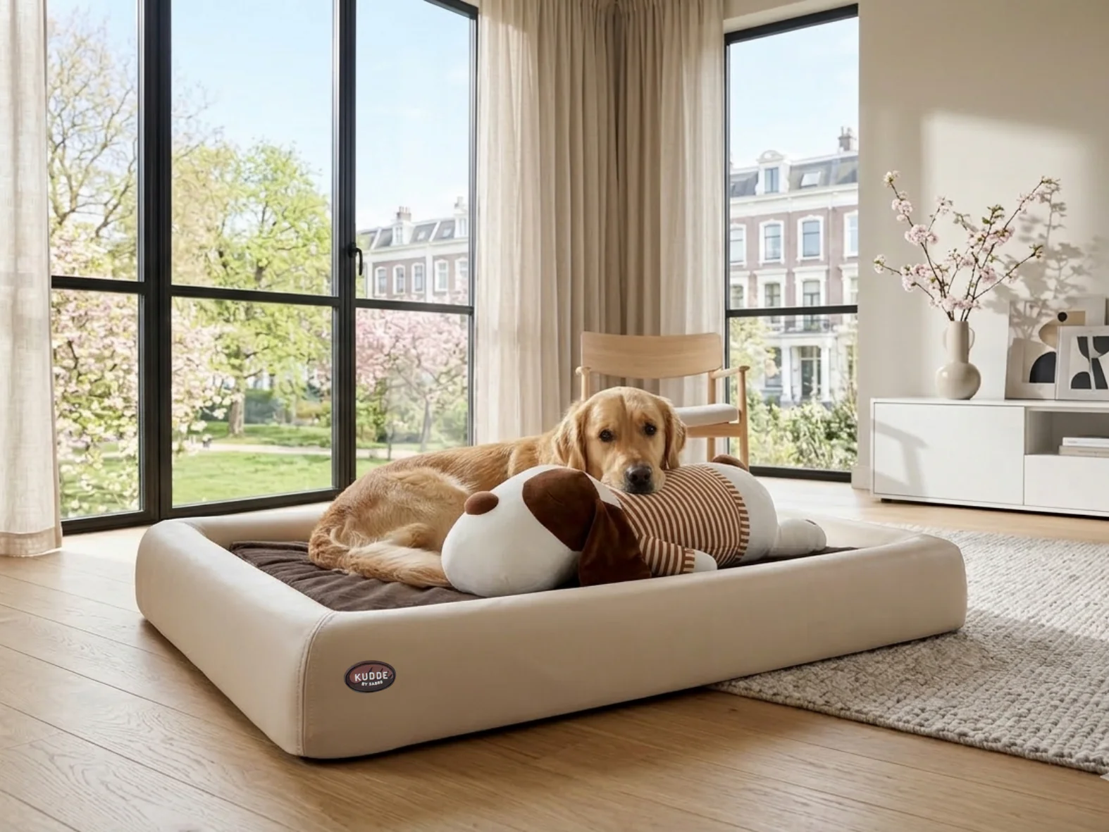 Buddy-Set | KUDDE Hundebett + Ankuschelhund - Image 8