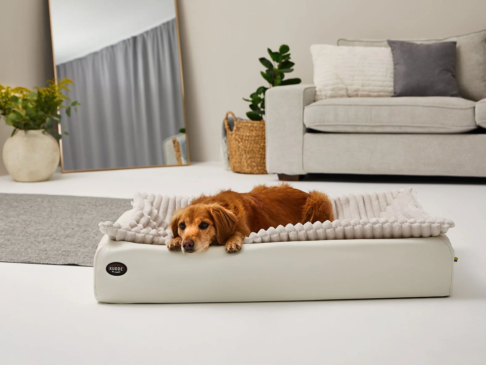 Hundebett KUDDE Pastell Kunstleder - Image 8