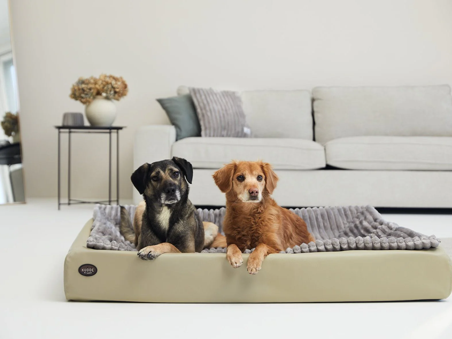 Hundebett KUDDE Terra Kunstleder - Image 3