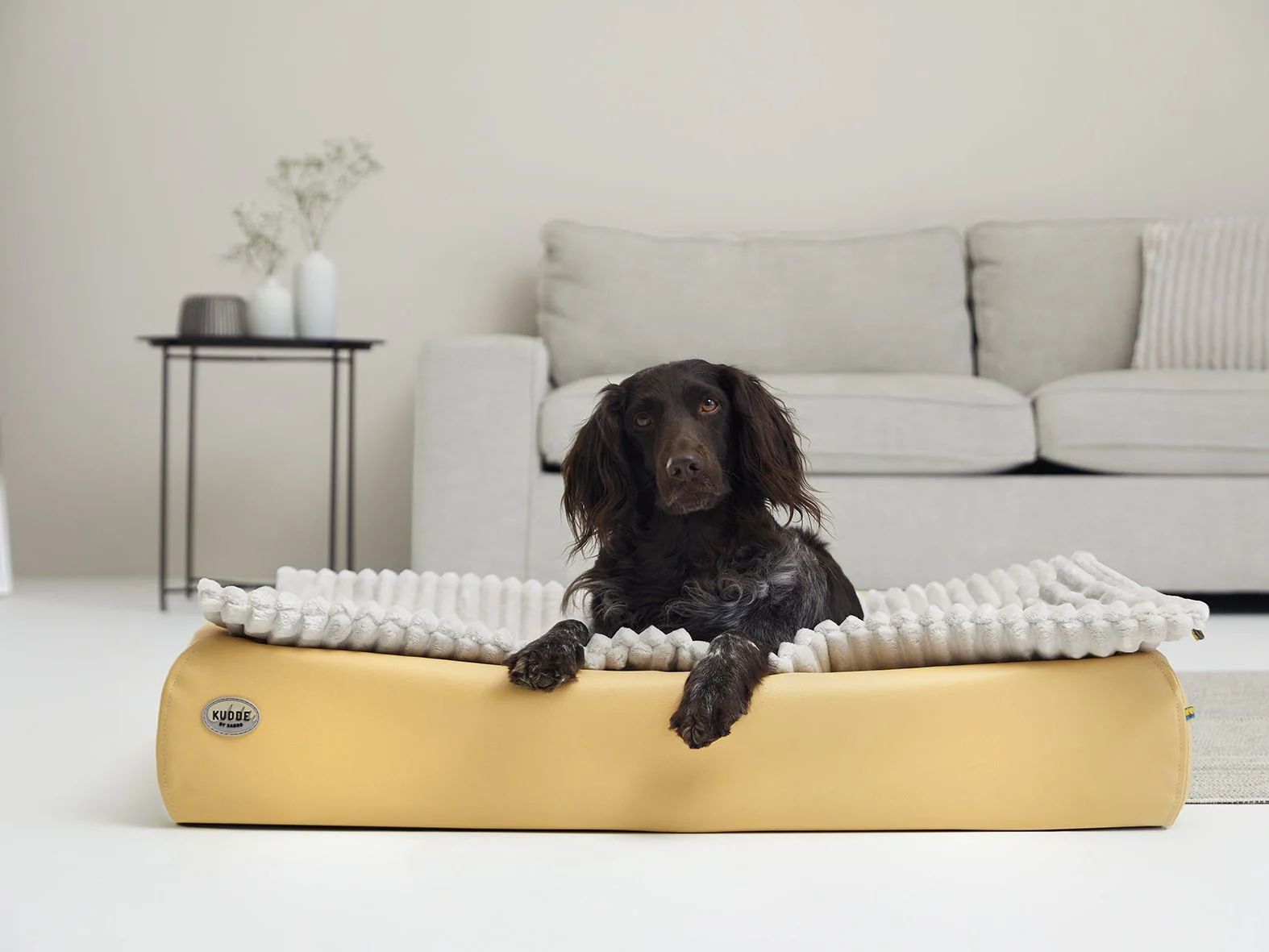 Hundebett KUDDE Terra Kunstleder - Image 8