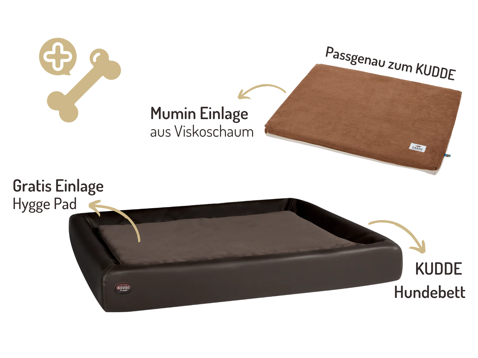 Orthopädisch-Plus Bundle | KUDDE Hundebett + Mumin Einlage Alltid - Image 16
