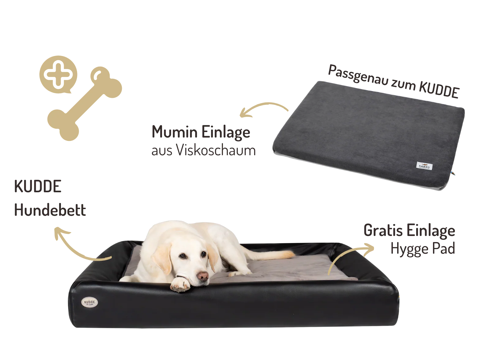 Orthopädisch-Plus Bundle | KUDDE Hundebett + Mumin Einlage Alltid - Image 19